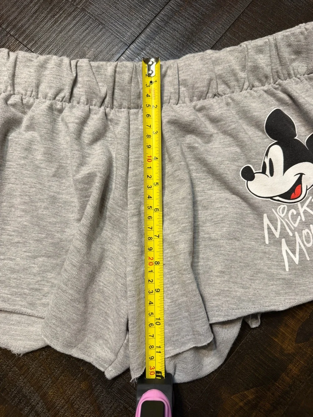 Disney Mickey Mouse Light Gray Athletic Lounge Shorts